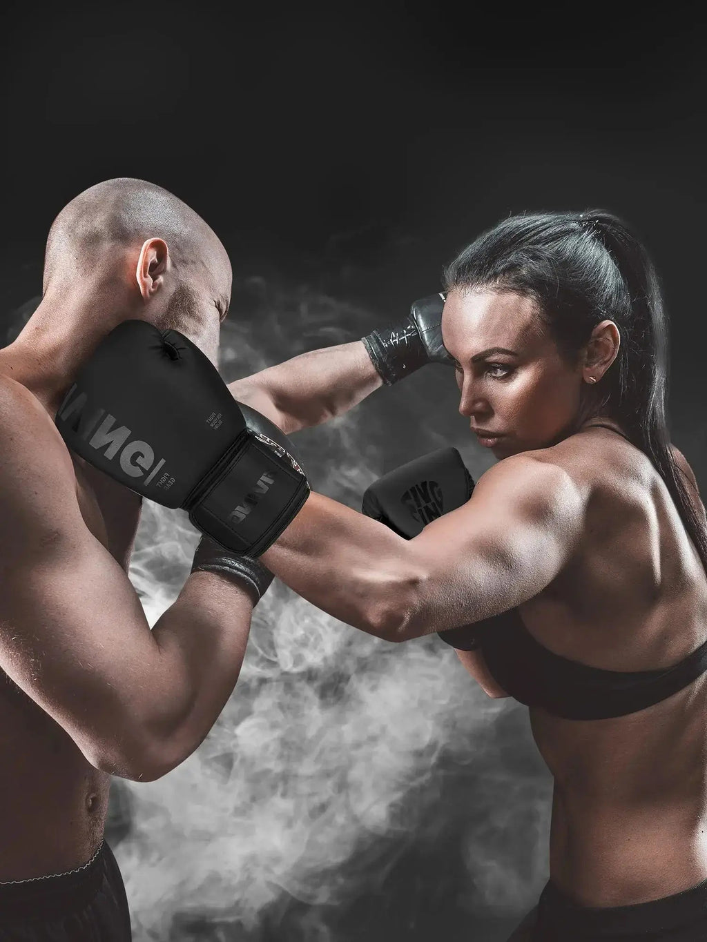 FIVING Boxing Gloves PU Leather for Men and Women - Professional Training Sparring - KC’s Way‼️🥊
