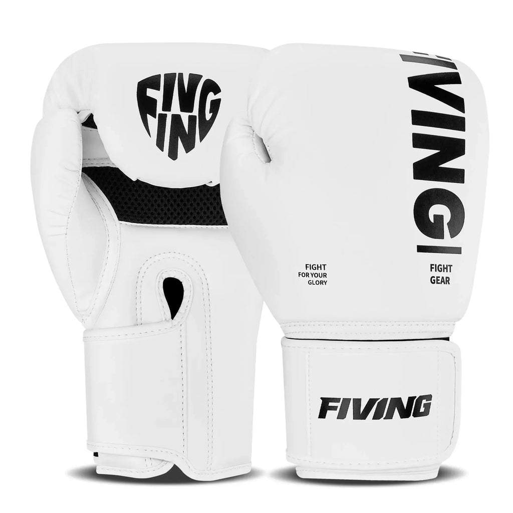 FIVING Boxing Gloves PU Leather for Men and Women - Professional Training Sparring - KC’s Way‼️🥊