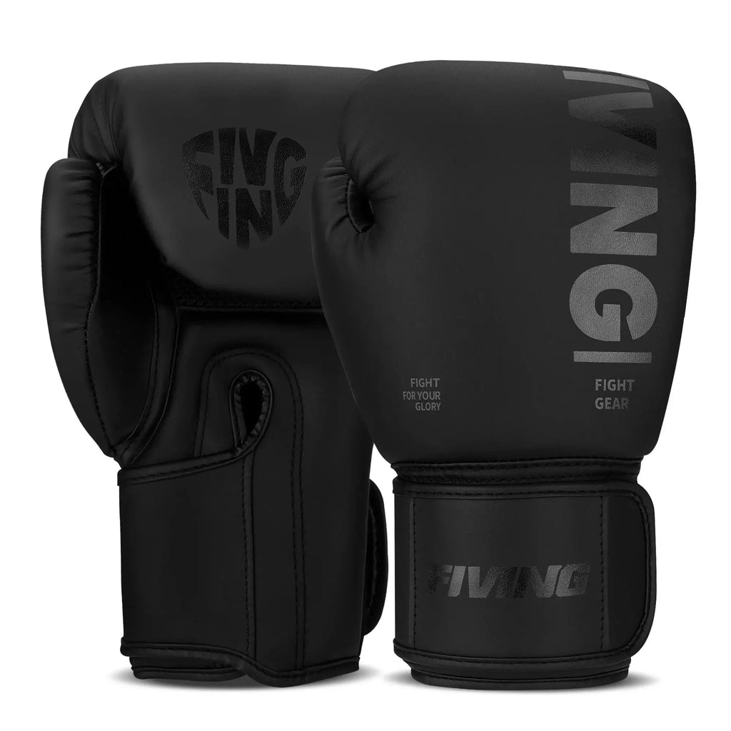 FIVING Boxing Gloves PU Leather for Men and Women - Professional Training Sparring - KC’s Way‼️🥊