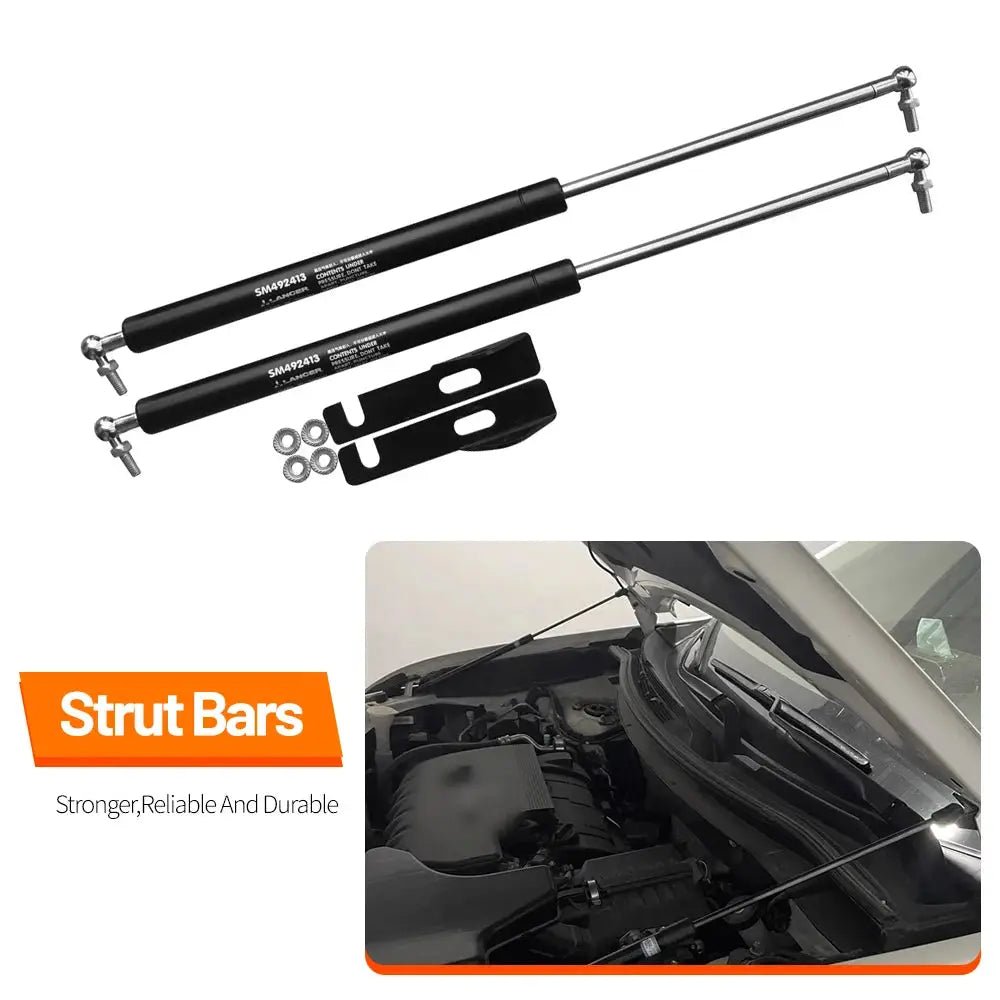 Front Bonnet Hood Strut For Mitsubishi Lancer EX 2010 - 2014 2pcs Lift Support Bars Gas Spring Dampers Engine Cover Rod 2012 2013 - PureGlamSpin
