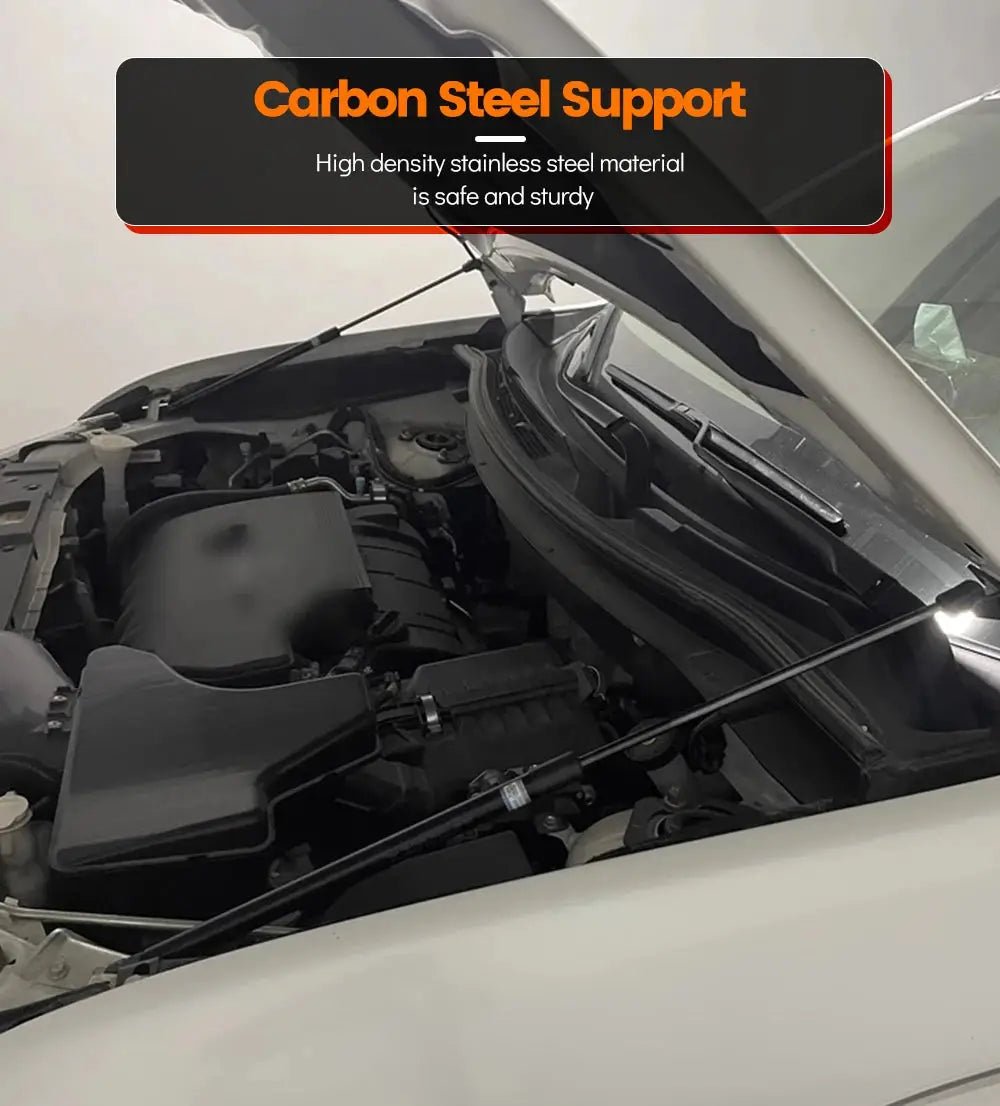 Front Bonnet Hood Strut For Mitsubishi Lancer EX 2010 - 2014 2pcs Lift Support Bars Gas Spring Dampers Engine Cover Rod 2012 2013 - PureGlamSpin