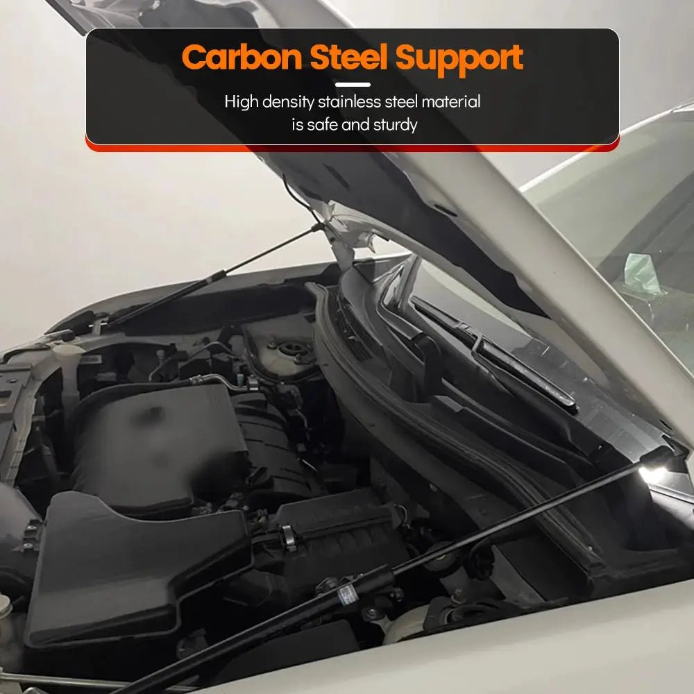 Front Bonnet Hood Strut For Mitsubishi Lancer EX 2010 - 2014 2pcs Lift Support Bars Gas Spring Dampers Engine Cover Rod 2012 2013 - PureGlamSpin