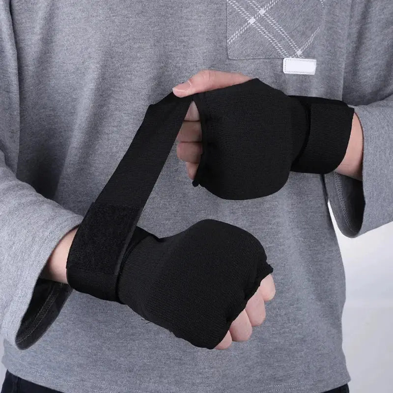 Gel Boxing Gloves Breathable Hand Wrap Inner Gloves Muay Thai Mitts Boxing Training Accessories Half Finger Boxing Gloves - KC’s Way‼️🥊