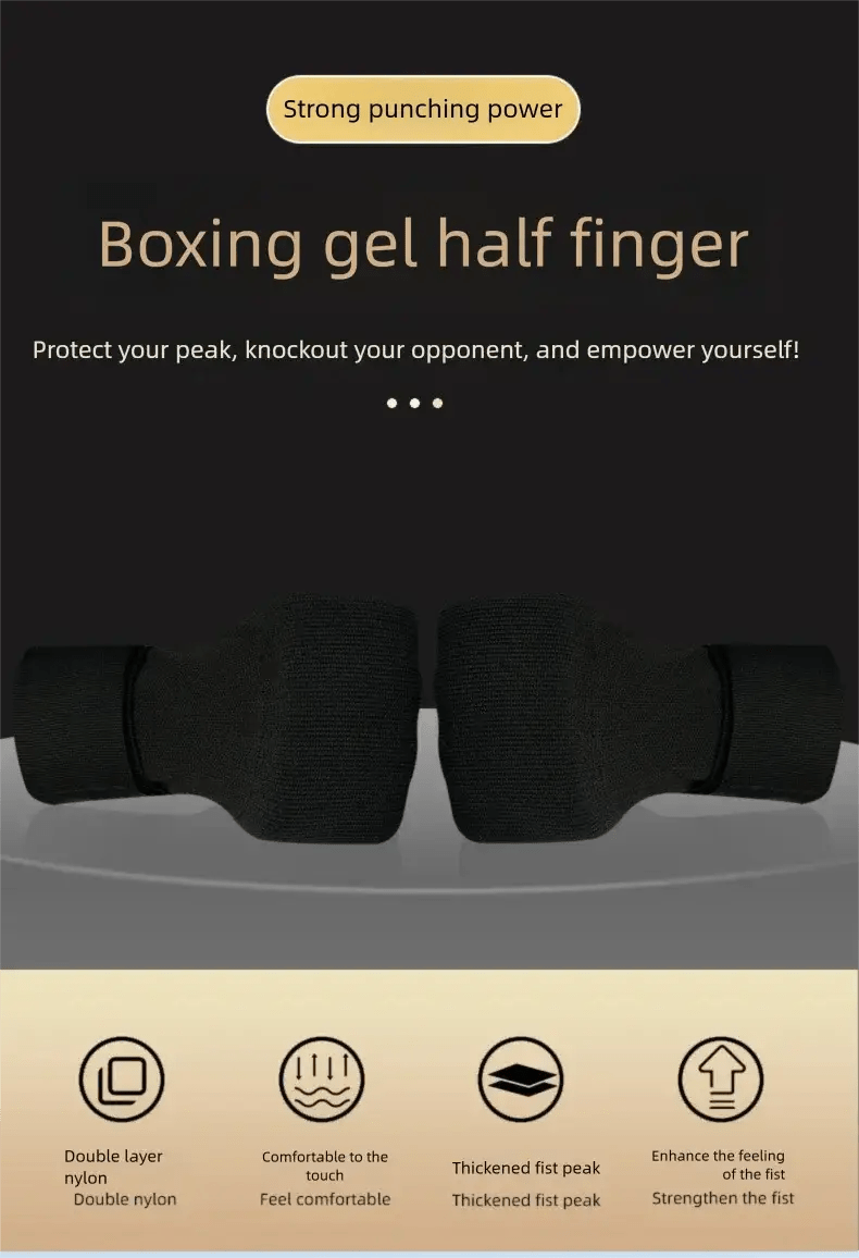 Gel Boxing Gloves for Men and Women 100cm Elastic Wrist Strap Soft Padded Protection for Fists Thai Boxing, MMA, Kickboxing - KC’s Way‼️🥊