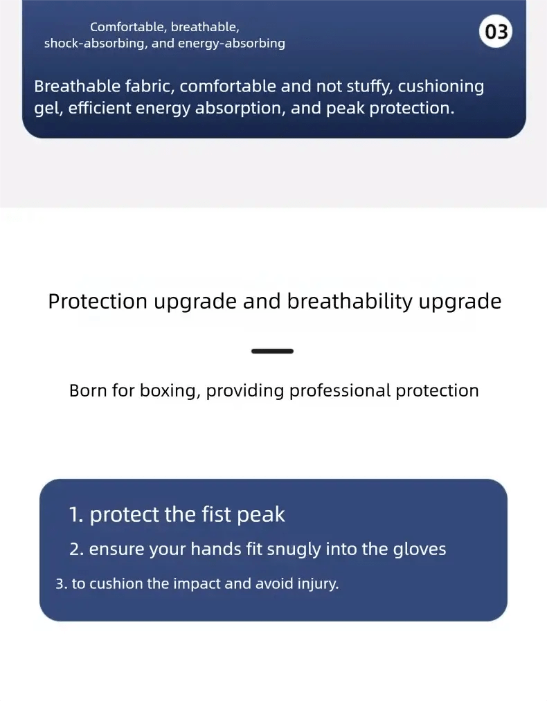 Gel Boxing Gloves for Men and Women 100cm Elastic Wrist Strap Soft Padded Protection for Fists Thai Boxing, MMA, Kickboxing - KC’s Way‼️🥊