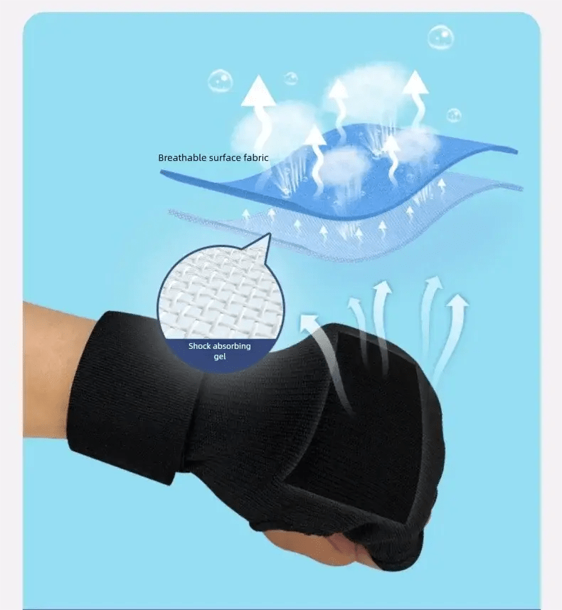 Gel Boxing Gloves for Men and Women 100cm Elastic Wrist Strap Soft Padded Protection for Fists Thai Boxing, MMA, Kickboxing - KC’s Way‼️🥊