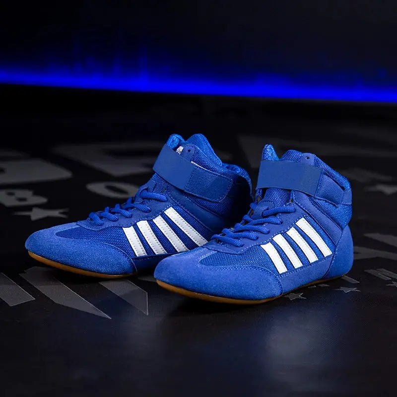 GINGPAI Training Wrestling Shoes Men female Fitness Boxing Shoes Mesh Breathable Boxing Shoes Men High Quality Wrestling Shoes - KC’s Way‼️🥊