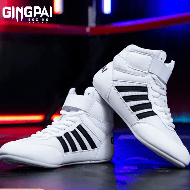 GINGPAI Training Wrestling Shoes Men female Fitness Boxing Shoes Mesh Breathable Boxing Shoes Men High Quality Wrestling Shoes - KC’s Way‼️🥊