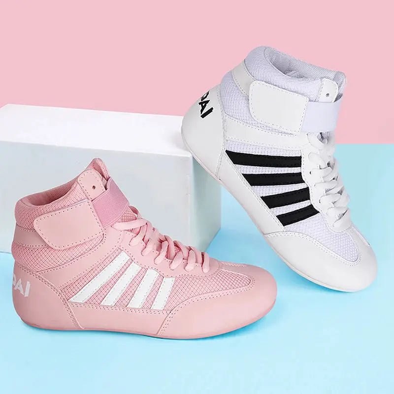 GINGPAI Training Wrestling Shoes Men female Fitness Boxing Shoes Mesh Breathable Boxing Shoes Men High Quality Wrestling Shoes - KC’s Way‼️🥊