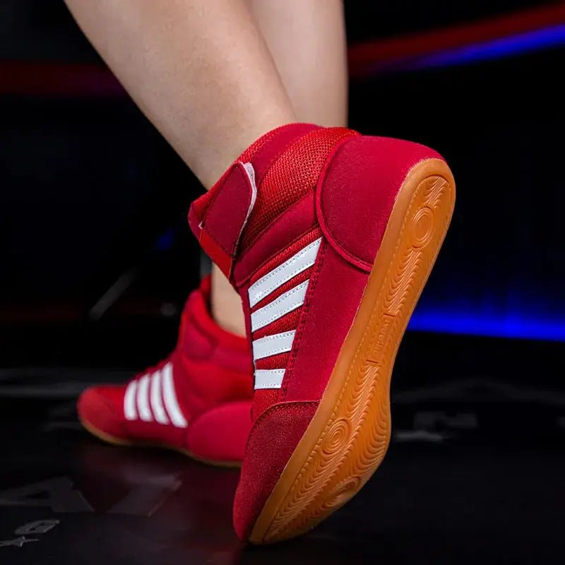 GINGPAI Training Wrestling Shoes Men female Fitness Boxing Shoes Mesh Breathable Boxing Shoes Men High Quality Wrestling Shoes - KC’s Way‼️🥊