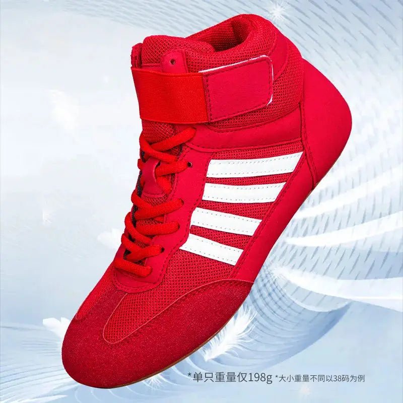GINGPAI Training Wrestling Shoes Men female Fitness Boxing Shoes Mesh Breathable Boxing Shoes Men High Quality Wrestling Shoes - KC’s Way‼️🥊