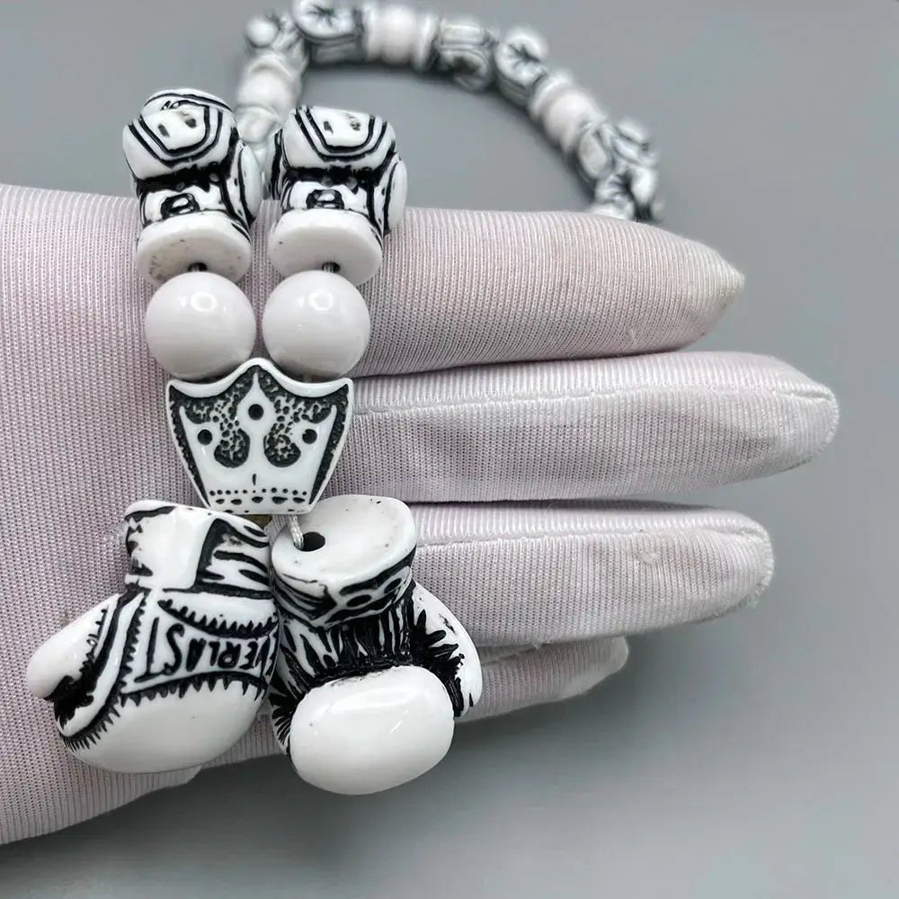 GS169 Boxing Glove Pendants EVERLAST Strength Beads 3D Stereo Resin DIY Decoration - KC’s Way‼️🥊