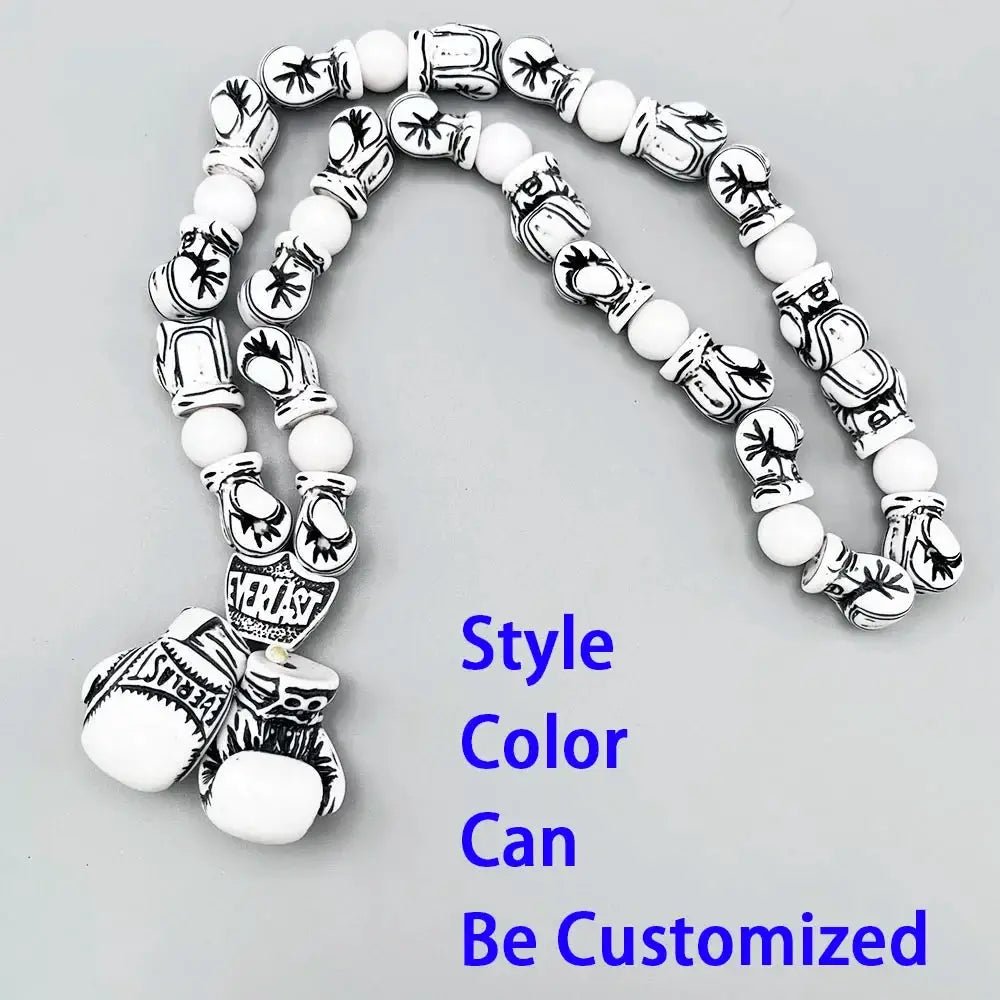 GS169 Boxing Glove Pendants EVERLAST Strength Beads 3D Stereo Resin DIY Decoration - KC’s Way‼️🥊