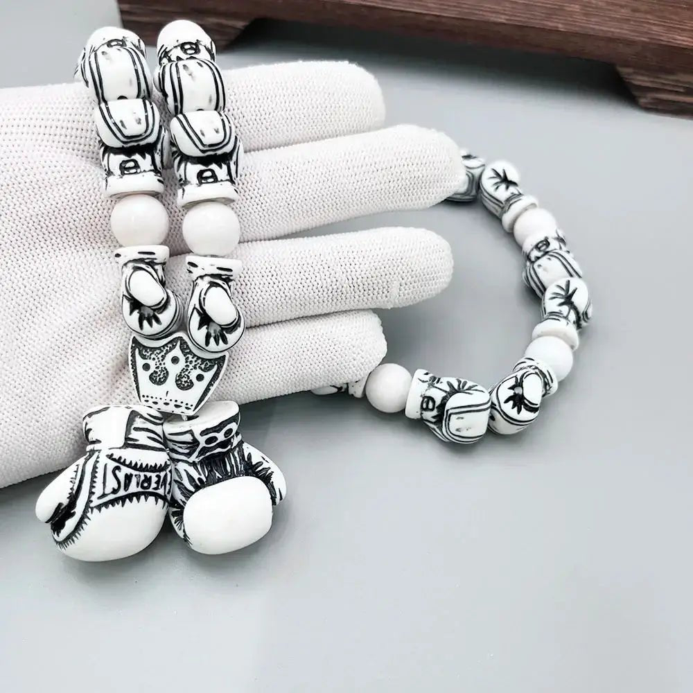 GS169 Boxing Glove Pendants EVERLAST Strength Beads 3D Stereo Resin DIY Decoration - KC’s Way‼️🥊