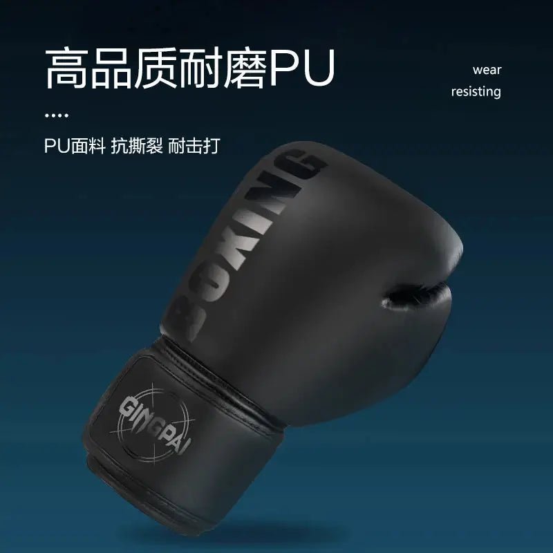 High Quality 6 8 10 12oz Boxing Gloves PU Leather Muay Thai Guantes De Boxeo Free Fight MMA Sandbag Training Glove For Men Women - KC’s Way‼️🥊