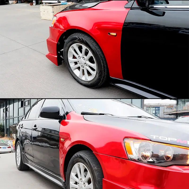 iJDM Sequential Blink Amber LED Side Marker Light For Mitsubishi Lancer Evo X Mirage Outlander Sport,Replace OEM Sidemarkers 12v - PureGlamSpin