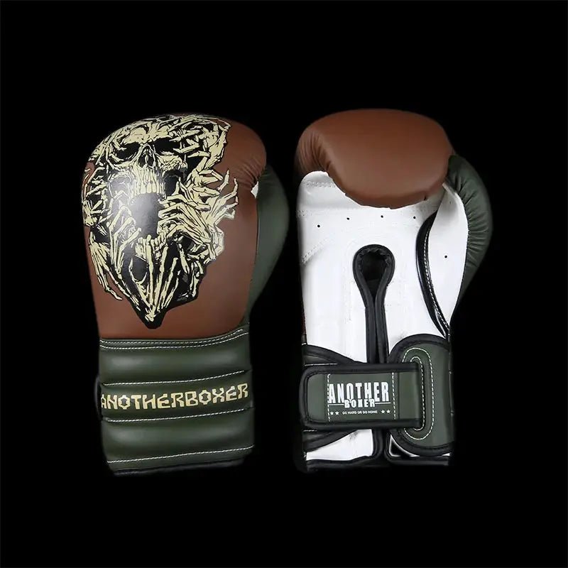 Kick Boxing Gloves 10/12/14oz/16oz PU Leather Professional Muay Thai MMA Kickboxing Glove Silver Sandbag Punch Training Gear - KC’s Way‼️🥊