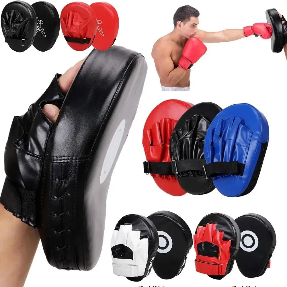 Kick Boxing Gloves Pad PU Leather Punch Target Bag for Adults Kids MMA Karate Muay Thai Free Fight Sanda Training Equipment - KC’s Way‼️🥊