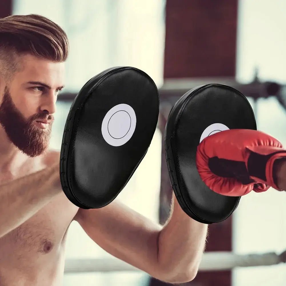 Kick Boxing Gloves Pad PU Leather Punch Target Bag for Adults Kids MMA Karate Muay Thai Free Fight Sanda Training Equipment - KC’s Way‼️🥊
