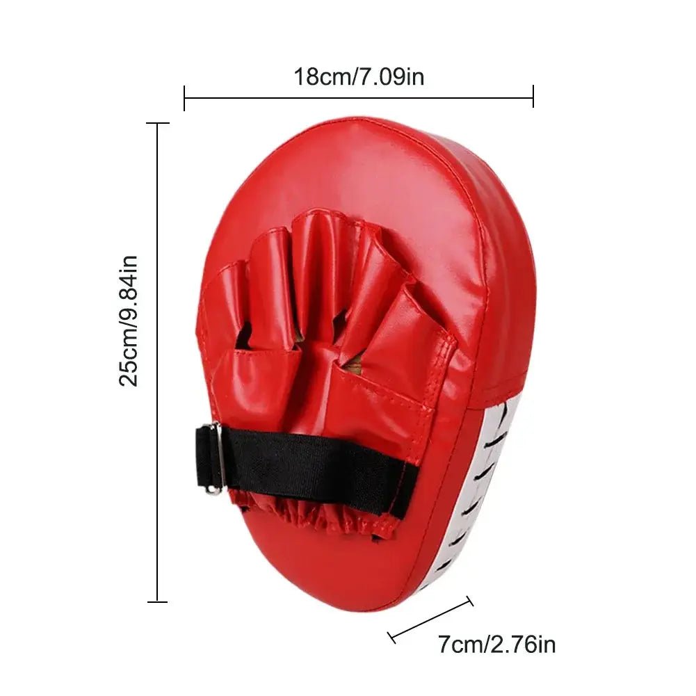 Kick Boxing Gloves Pad PU Leather Punch Target Bag for Adults Kids MMA Karate Muay Thai Free Fight Sanda Training Equipment - KC’s Way‼️🥊