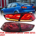 LED Tail Lights For Mitsubishi Lancer 2009 - 2021 Rear Lamp Assembly Pair - PureGlamSpin