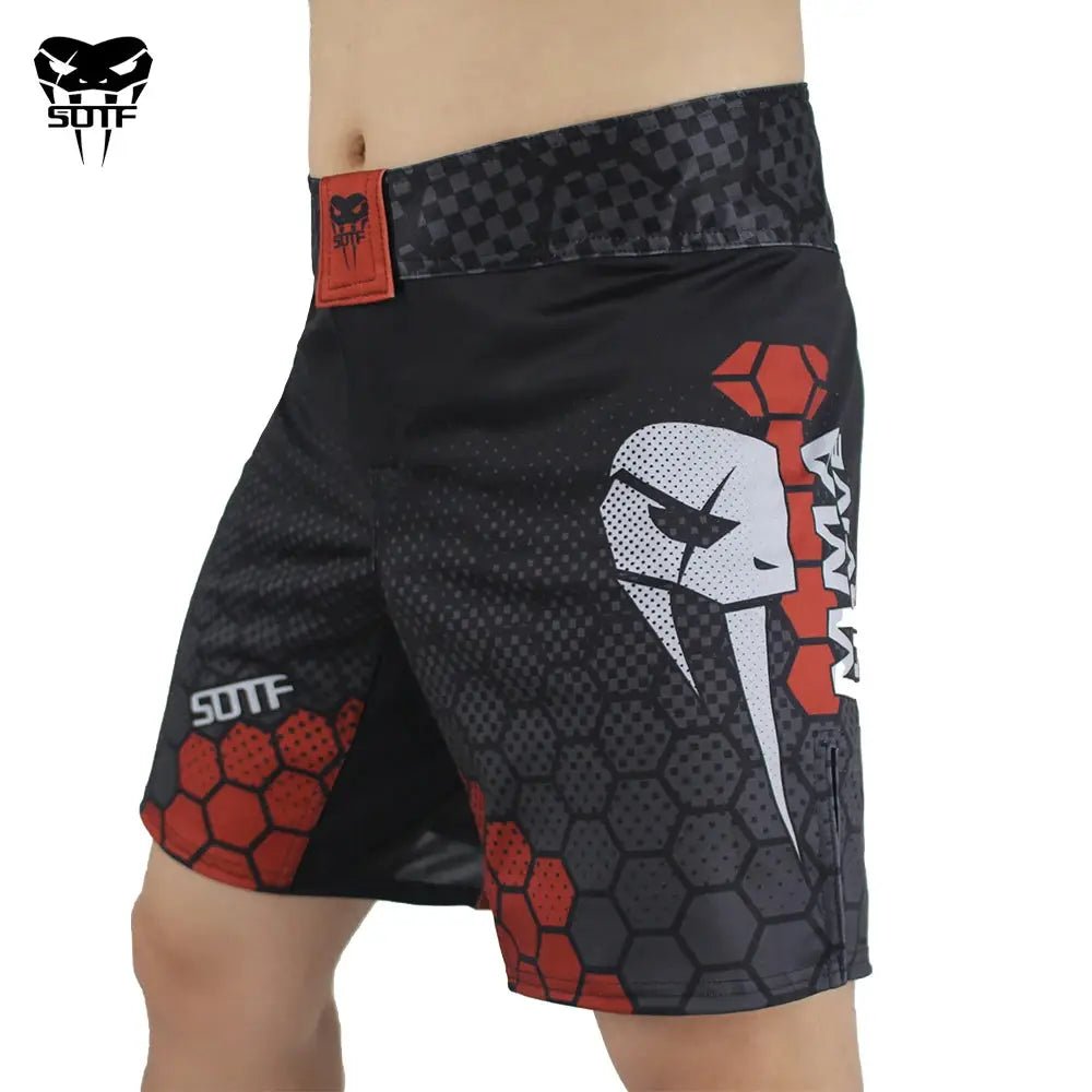 Men's Black Blue Fight Boxing Fitness Breathable Quick Dry Pants boxing shorts muaythai shorts Tiger Muay Thai shorts mma boxeo - KC’s Way‼️🥊