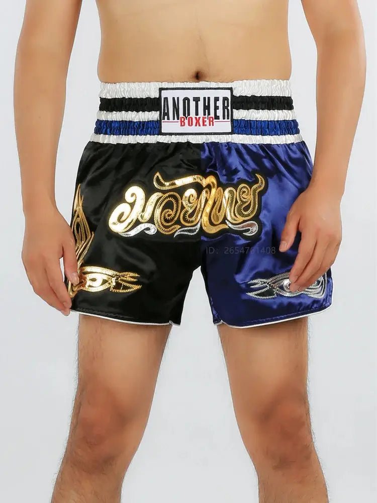Men's Boxing Shorts Kickboxing Short Muay Thai Women Child Martial Arts Training Team Clothes Gym Grappling BJJ Cage Fight Pants - KC’s Way‼️🥊