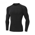 Men's quick drying long sleeved sports top, comfortable tight fitting clothes for sports yoga, football training, basketball - KC’s Way‼️🥊