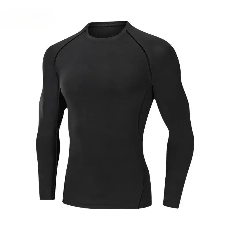 Men's quick drying long sleeved sports top, comfortable tight fitting clothes for sports yoga, football training, basketball - KC’s Way‼️🥊