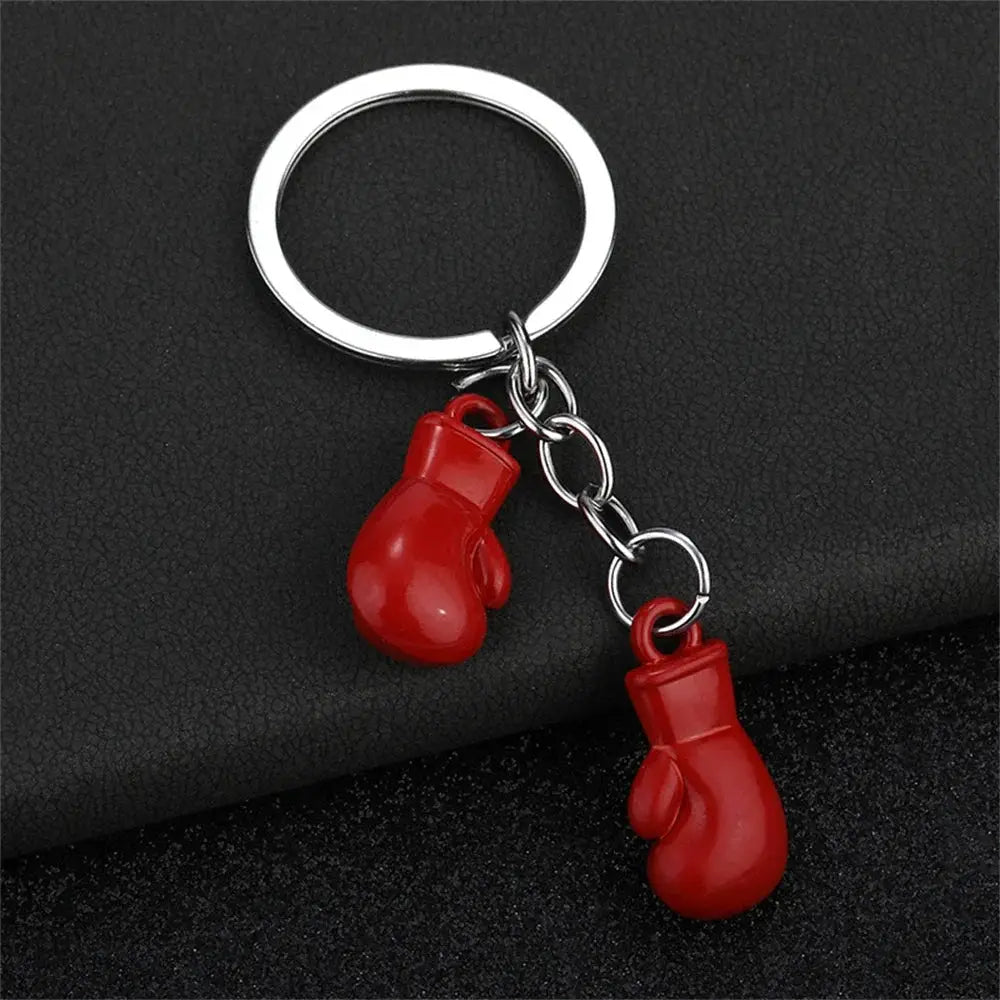Metal Boxing Gloves Keychain Sport 3D Fitness Boxing Key Ring For Men Backpack Pendant Car Trinket Fight Club Match Gift - KC’s Way‼️🥊