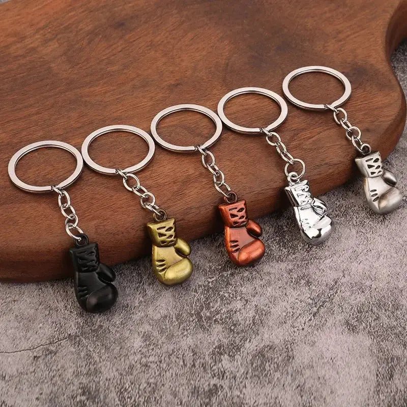 Metal Boxing Gloves Keychain Sport 3D Fitness Boxing Key Ring For Men Backpack Pendant Car Trinket Fight Club Match Gift - KC’s Way‼️🥊
