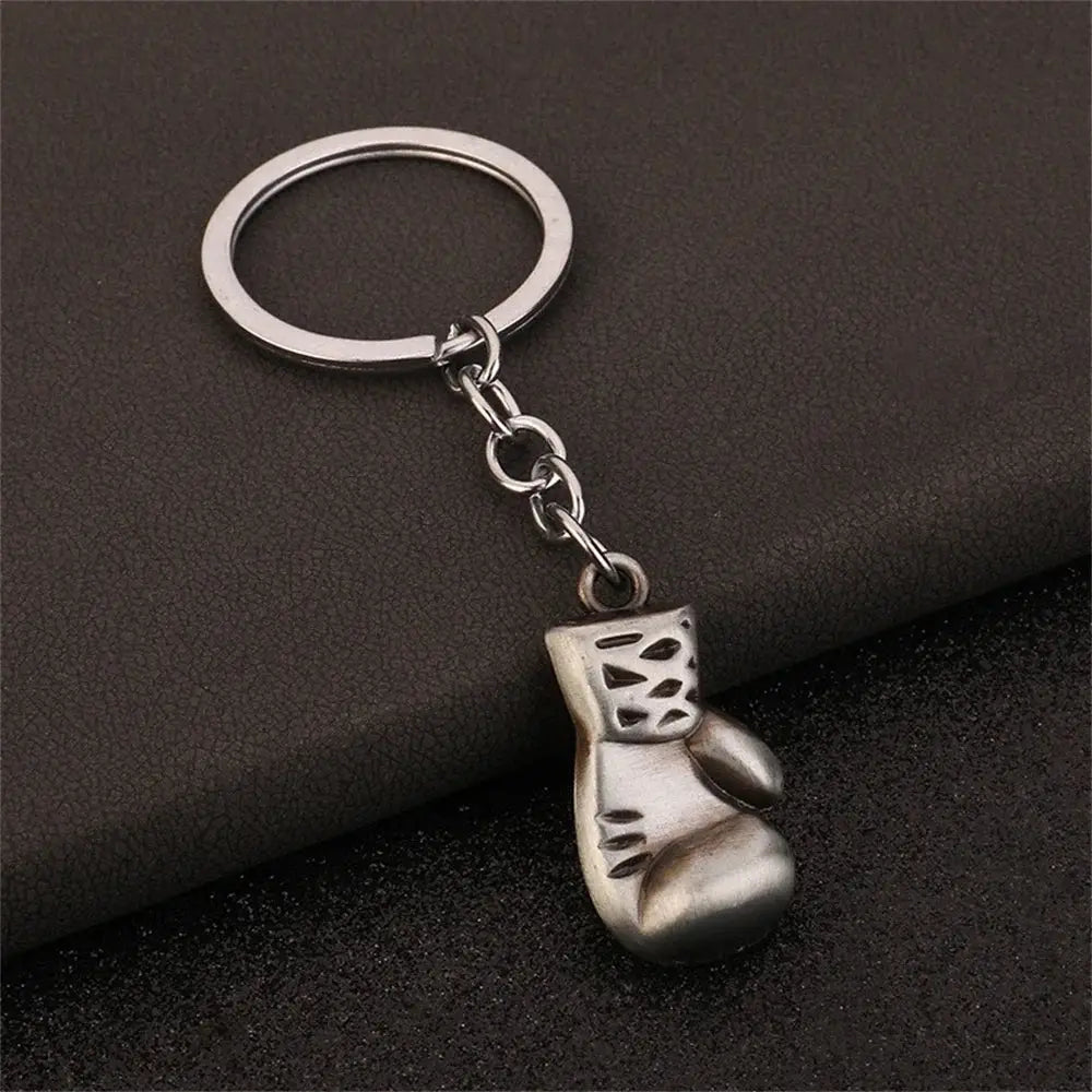 Metal Boxing Gloves Keychain Sport 3D Fitness Boxing Key Ring For Men Backpack Pendant Car Trinket Fight Club Match Gift - KC’s Way‼️🥊