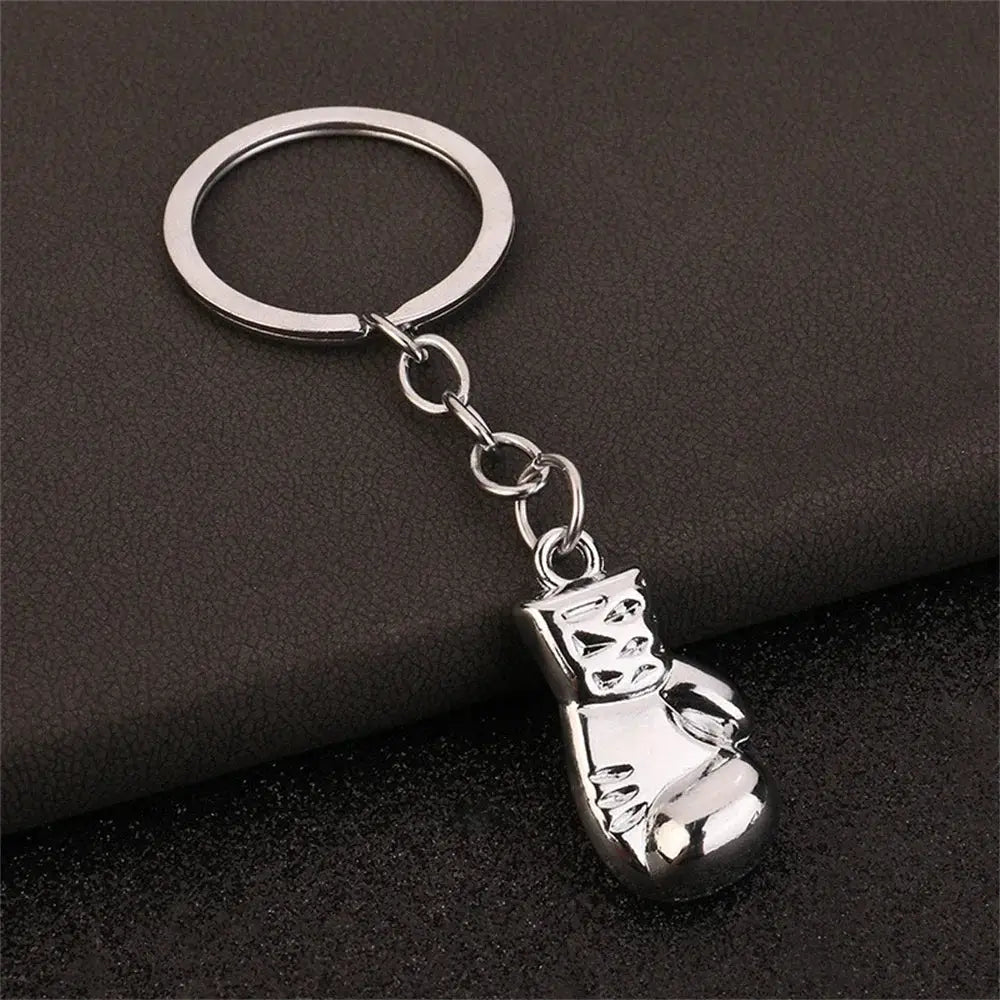 Metal Boxing Gloves Keychain Sport 3D Fitness Boxing Key Ring For Men Backpack Pendant Car Trinket Fight Club Match Gift - KC’s Way‼️🥊