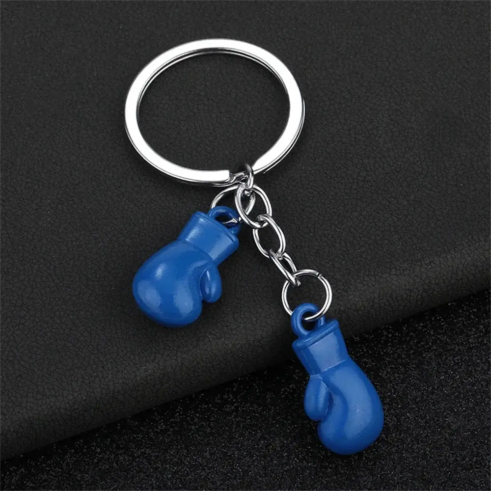 Metal Boxing Gloves Keychain Sport 3D Fitness Boxing Key Ring For Men Backpack Pendant Car Trinket Fight Club Match Gift - KC’s Way‼️🥊