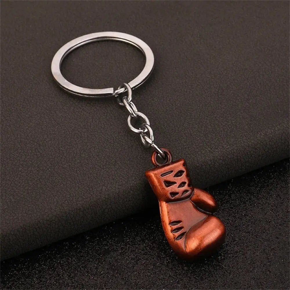 Metal Boxing Gloves Keychain Sport 3D Fitness Boxing Key Ring For Men Backpack Pendant Car Trinket Fight Club Match Gift - KC’s Way‼️🥊