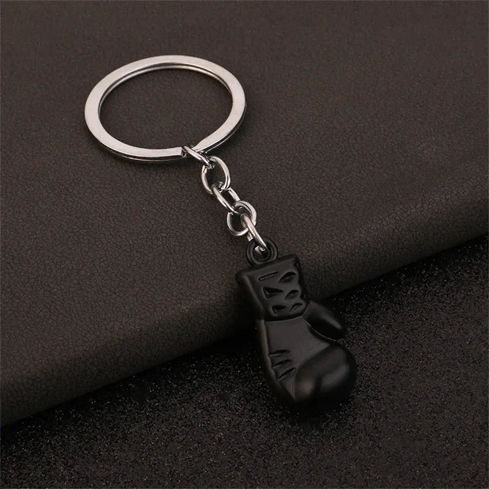 Metal Boxing Gloves Keychain Sport 3D Fitness Boxing Key Ring For Men Backpack Pendant Car Trinket Fight Club Match Gift - KC’s Way‼️🥊