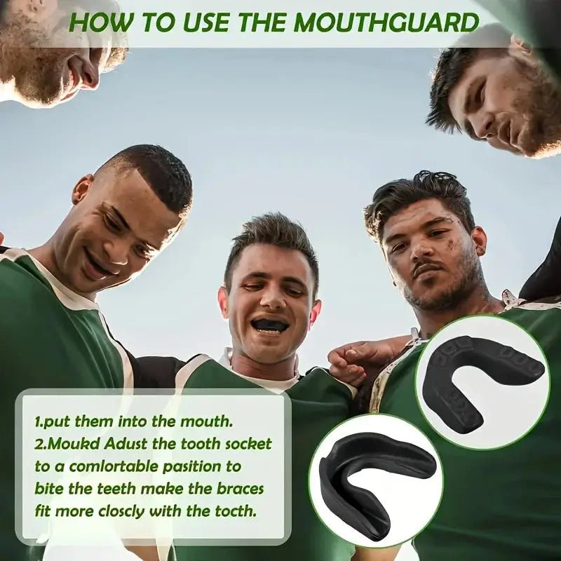 Mouth Guard Boxing Training Mouthguards for Taekwondo Wrestling Fighting Teeth Protector Sports Football Accessories - KC’s Way‼️🥊