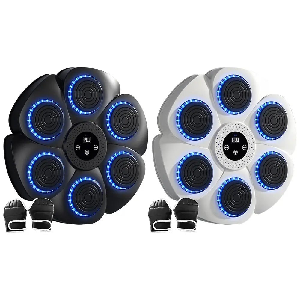 Music Boxing Machine Music Boxing Puncher Adjustable Boxing Training Punching Equipment Type C Charging with Gloves for Home Gym - KC’s Way‼️🥊