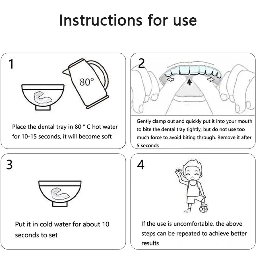 (Need to soak in hot water, heat and shape before use) Boxing braces, Sanda training, dental guards, dental braces, gift box - KC’s Way‼️🥊