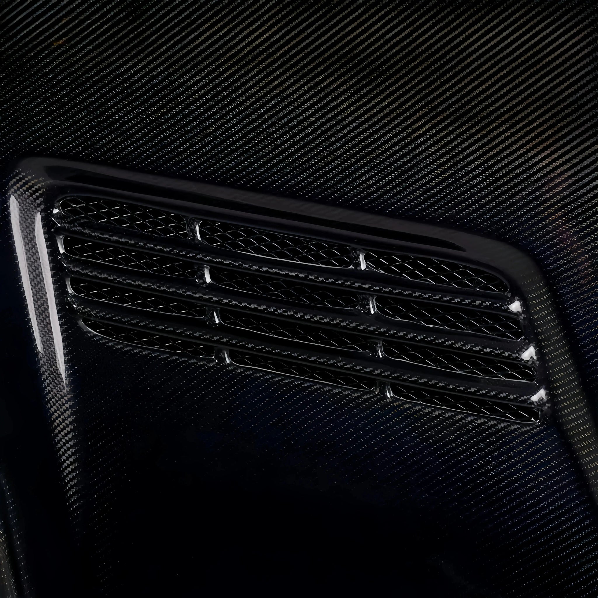 New Carbon Fiber Hood For 2007 - 2016 Mitsubishi Lancer EVO X - PureGlamSpin