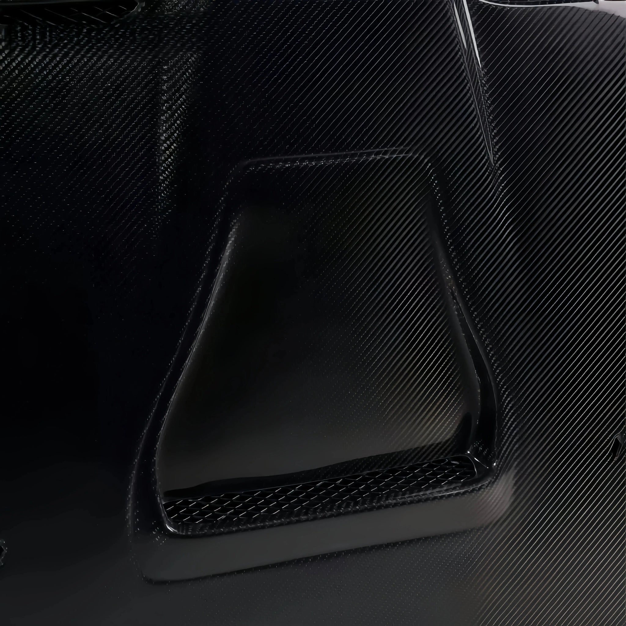 New Carbon Fiber Hood For 2007 - 2016 Mitsubishi Lancer EVO X - PureGlamSpin