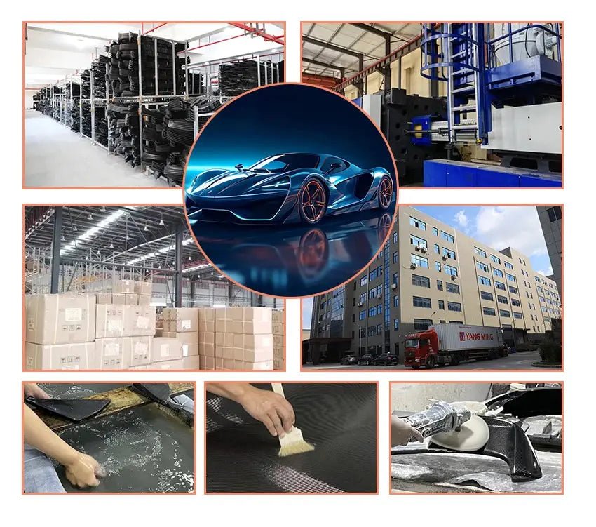 New Carbon Fiber Hood For 2007 - 2016 Mitsubishi Lancer EVO X - PureGlamSpin