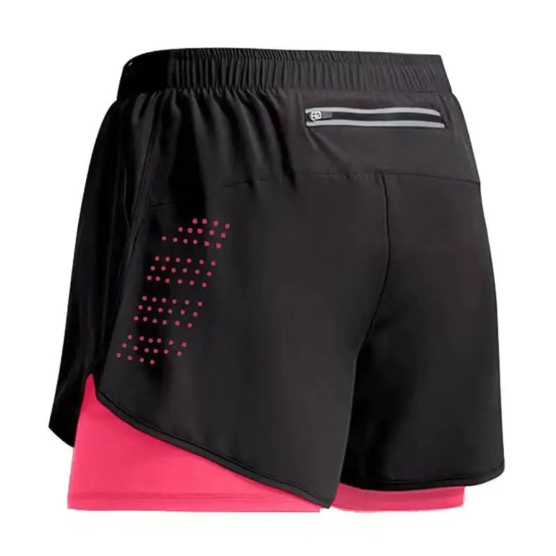 New Men Running Shorts Gym Sports Shorts 2 In 1 Quick Dry Workout Training Gym Fitness Jogging Short Pants Summer Men Shorts - KC’s Way‼️🥊