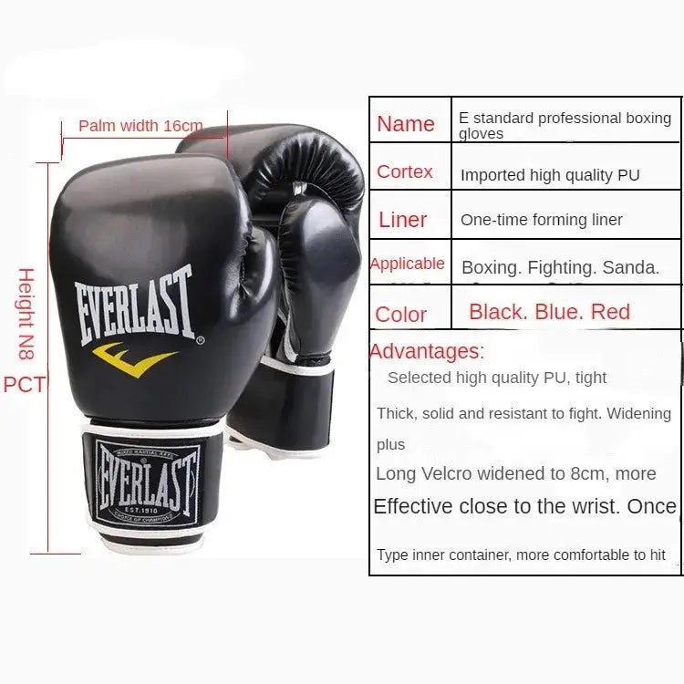 New Pattern Boxing Gloves Children's Adult Sanda Training Muay Thai Combat, Free Combat Professional Punching Bags Boxing Gloves - KC’s Way‼️🥊