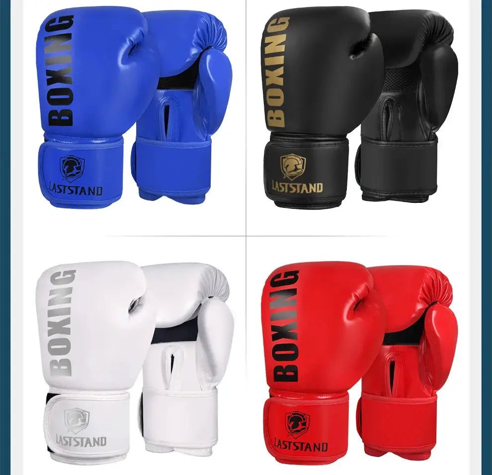 New Pro Boxing Gloves For Women Men Sanda Training Sandbags Muay Thai Combat Fight Adults Kickboxing Gloves - KC’s Way‼️🥊