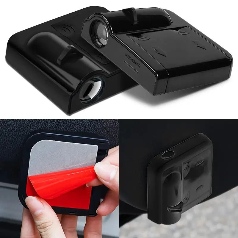 New style fashionable Car LED Courtesy Light Ghost Shadow Projector Emblem Lamp For Mitsubishi Lancer ASX Outlander Pajero Doods - PureGlamSpin