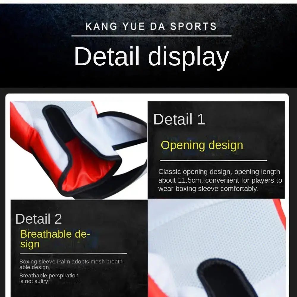 Paie of 8 oz 10 oz Boxing Gloves PU Leather Wear - resistant Training Gloves Good Toughness Integrated Inner Liner - KC’s Way‼️🥊