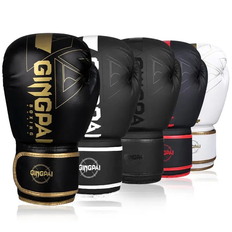 Professional 6/8/10/12/14oz Boxing Gloves PU Muay Thai MMA Profession Kickboxing Adults Sandbag Training Gloves Equipment - KC’s Way‼️🥊
