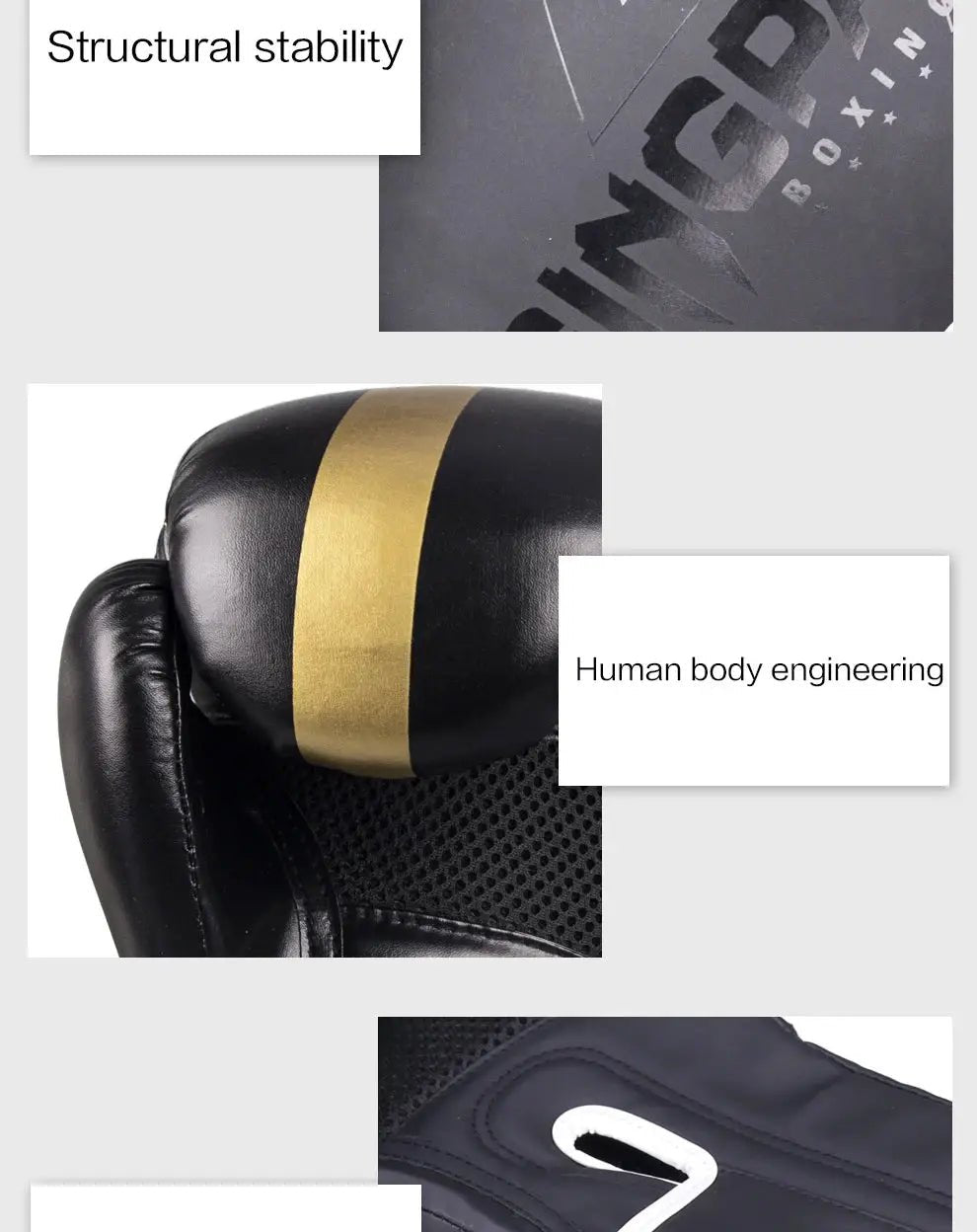 Professional 6/8/10/12/14oz Boxing Gloves PU Muay Thai MMA Profession Kickboxing Adults Sandbag Training Gloves Equipment - KC’s Way‼️🥊