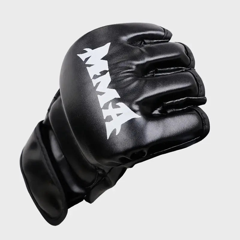 Professional Boxing Training Gloves Half Finger Leather Cushion for Adult Sanda Boxing Training Sandbag Knuckles - KC’s Way‼️🥊